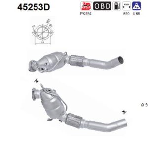 Katalizator diesel BMW X3 2.0TD 10/04-8/07