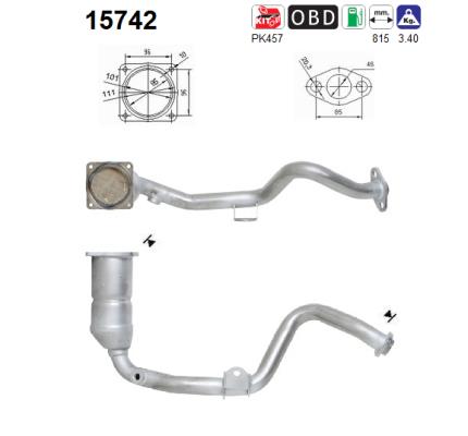 Katalizator benzynowy CITROEN XSARA, PEUGEOT 306 1.6 16v 09/00'-7/04'