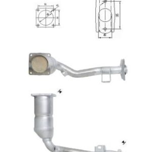 Katalizator benzynowy Citroen, Peugeot 1.4i 8v/16v