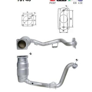 Katalizator benzynowy Citroen Xsara Picasso 1.6i...