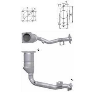 Katalizator benzynowy Citroen, Peugeot 1.4i 8v/16v