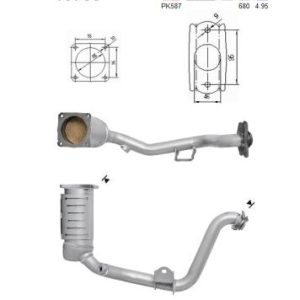 Katalizator benzynowy CITROEN XSARA PICASSO 1.6i 109CV