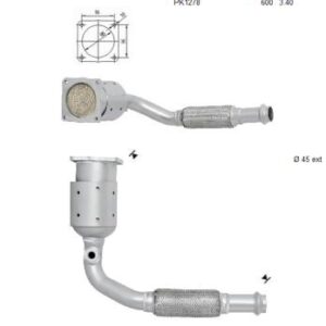 Katalizator benzynowy CITROËN C3 PEUGEOT 208 2008 301 1.6i VTi 16V 2/16'->
