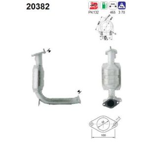 Katalizator benzynowy Ford Focus 1.8, 16v, 98'-04'