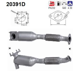 Katalizator diesel Ford Focus/Transit 1.8 98'-06'