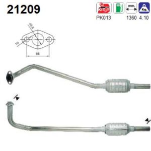Katalizator benzynowy OPEL CORSA B 1.2i 8v (X12SZ & C12NZ s) 4/93-9/00