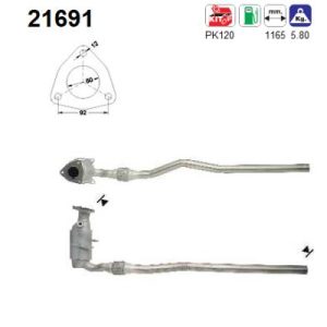 Katalizator benzynowy OPEL CORSA B 1.2i 16v (X12XE) 3/98-12/00