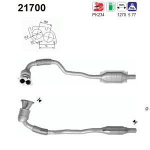 Katalizator benzynowy OPEL ASTRA G 1.4i 16v (X14XE) 2/98-8/00