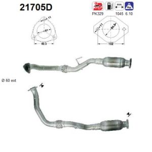 Katalizator diesel Opel Frontera 2.2D 1998.08-
