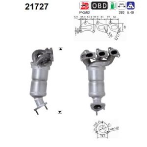 Katalizator benzynowy Opel 1.0 12v, 00'-11'