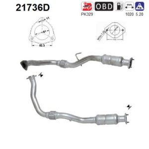 Katalizator diesel Opel Frontera 2.2D 1998.08-