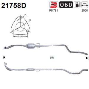 Katalizator diesel OPEL MERIVA A 1.7D 09.03-05.10
