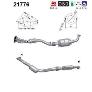 Katalizator benzynowy Opel Omega C 2.2i 16v 9/99'-3/04'