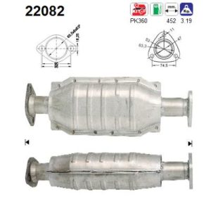 Katalizator benzynowy HONDA CR-V I 2.0 10.95-12.01