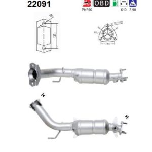 Katalizator beznynowy HONDA CIVIC Type S 2.0i 16v 02'-04'