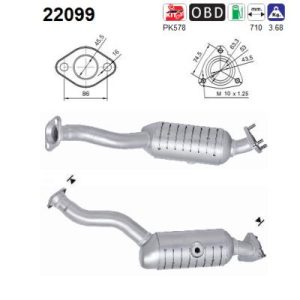 Katalizator benzynowy Honda Civic 1.4i 8v;16v (L13A7) 9/05-4/10