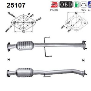 Katalizator benzynowy Mazda 323 1.8i/2.0i 99'->05'