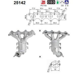 Katalizator benzynowy KIA CEE'D 1.4i 16v CVVT (G4FA) 7/09-8/12