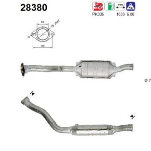 Katalizator benzynowy PEUGEOT 406 2.0i Coupe (RFV (XU10J4 eng) 2/97-1/99