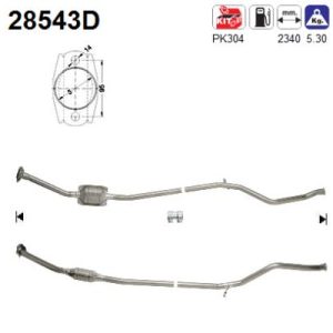 Katalizator diesel Peugeot 206 1.9D 98 05/07