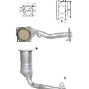 Katalizator benzynowy Peugeot 206/206CC 1.6i 16v...