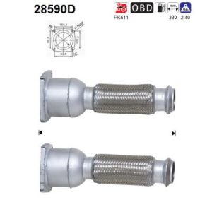 Katalizator diesel Peugeot 307HDI 04/0112/05