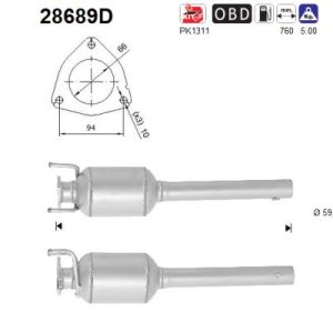 Katalizator diesel CITROËN JUMPER 3.0TD HDI 06'-10'