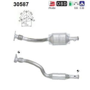 Katalizator benzynowy Renault Laguna 1.6i/1.8i/2.0i 16v 98'-01'