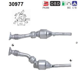 Katalizator benzynowy RENAULT LAGUNA/ESPACE MK 2 1.6i/1.8i/2.0i 16V 02'