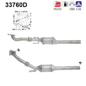 Katalizator Diesel Audi, Seat, Skoda, VW 1.9...