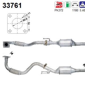 Katalizator benzynowy Seat, VW 1.4i 8v 99'-02'