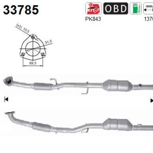 Katalizator benzynowy Seat, Skoda, VW 1.4/1.6, 1...