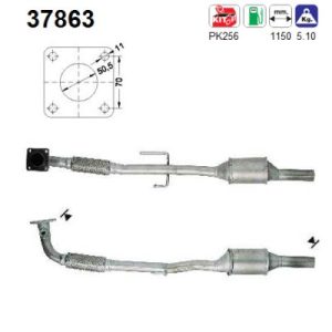Katalizator benzynowy SEAT AROSA 1.4i 16v (AFK; AHW s) 11/98-8/05