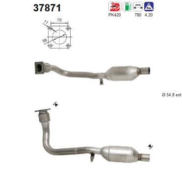Katalizator benzynowy VW GOLF 1.8i Mk.1 Cabriolet (2H eng) 8/88-3/93