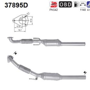Katalizator diesel Audi, Seat, Skoda, VW 1.9...
