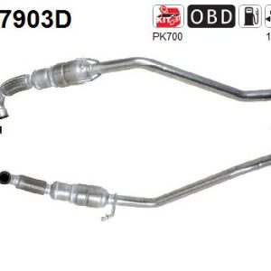 Katalizator diesel VW Transporter 2.5 TDI 130CV