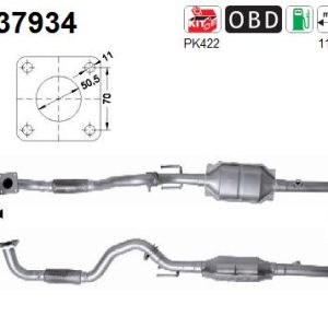 Katalizator benzynowy SEAT LEON, TOLEDO II; VW BORA, GOLF IV 1.6 02.00-06.06