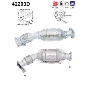 Katalizator diesel Audi, WV 1.9TD 01/95'-12/01'