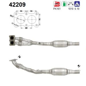 Katalizator benzynowy Audi, Seat, Skoda, VW 1.8/...