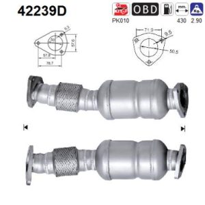 Katalizator Diesel Audi A4/A6 1.9/2.0 TDI 04...