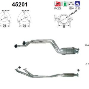 Katalizator benzynowy BMW 520i 2.0i 09/90'-03/96'