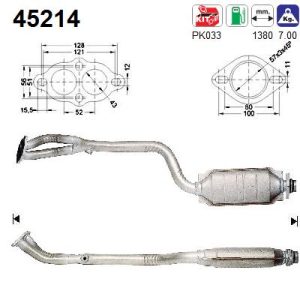 Katalizator benzynowy BMW Z3 1.9i 16v (M44 eng) 1/97-2/00