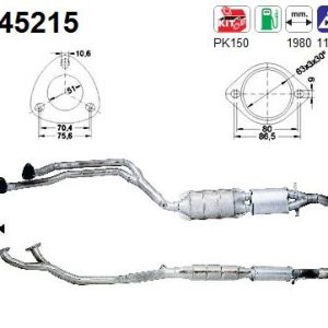 Katalizator benzynowy BMW 320i 2.0i (E36) Cabriolet (M50 eng) 5/94-9/98
