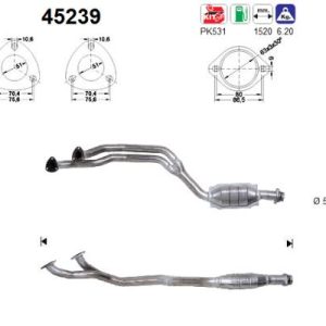 Katalizator benzynowy 323Ti 2.5i / Z3 2.8i 97'-00'