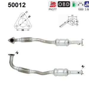 Katalizator benzynowy Daewoo Matiz 0.8i/1.0i 00'-06'
