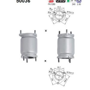 Katalizator benzynowy CHEVROLET SPARK 1.0i 16v (B10D1) 3/10-12/15
