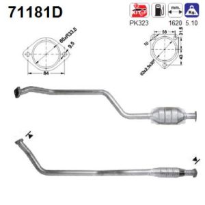 Katalizator benzynowy Mercedes E250 2.5D/E300 3.0D 93'-95'