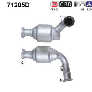 Katalizator Diesel MERCEDES C270 2.7CDi W203; S203 (OM 612.962) 3/01-5/05 (1st cat)