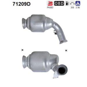 Katalizator Diesel Mercedes C200/E00/E220 2.1 CDi 00'->