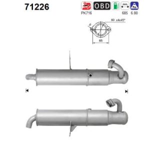 Katalizator benzynowy CITY COUPE 0.6 OBD & Non OBD 1998
